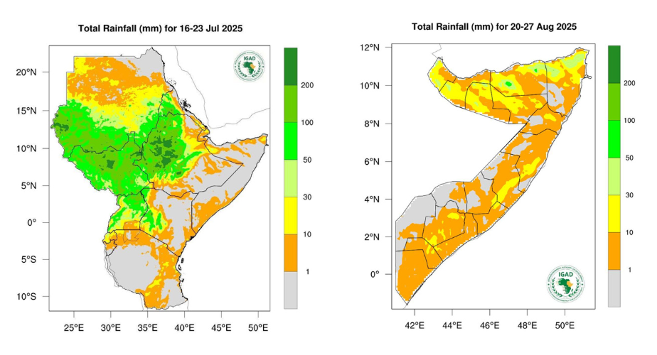 Somalia Rainfall Map and Weather Insights